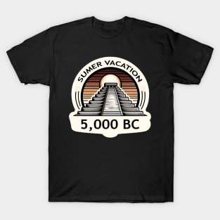 Sumer Vacation 5000 BC Ancient Sumerian Funny History T-Shirt